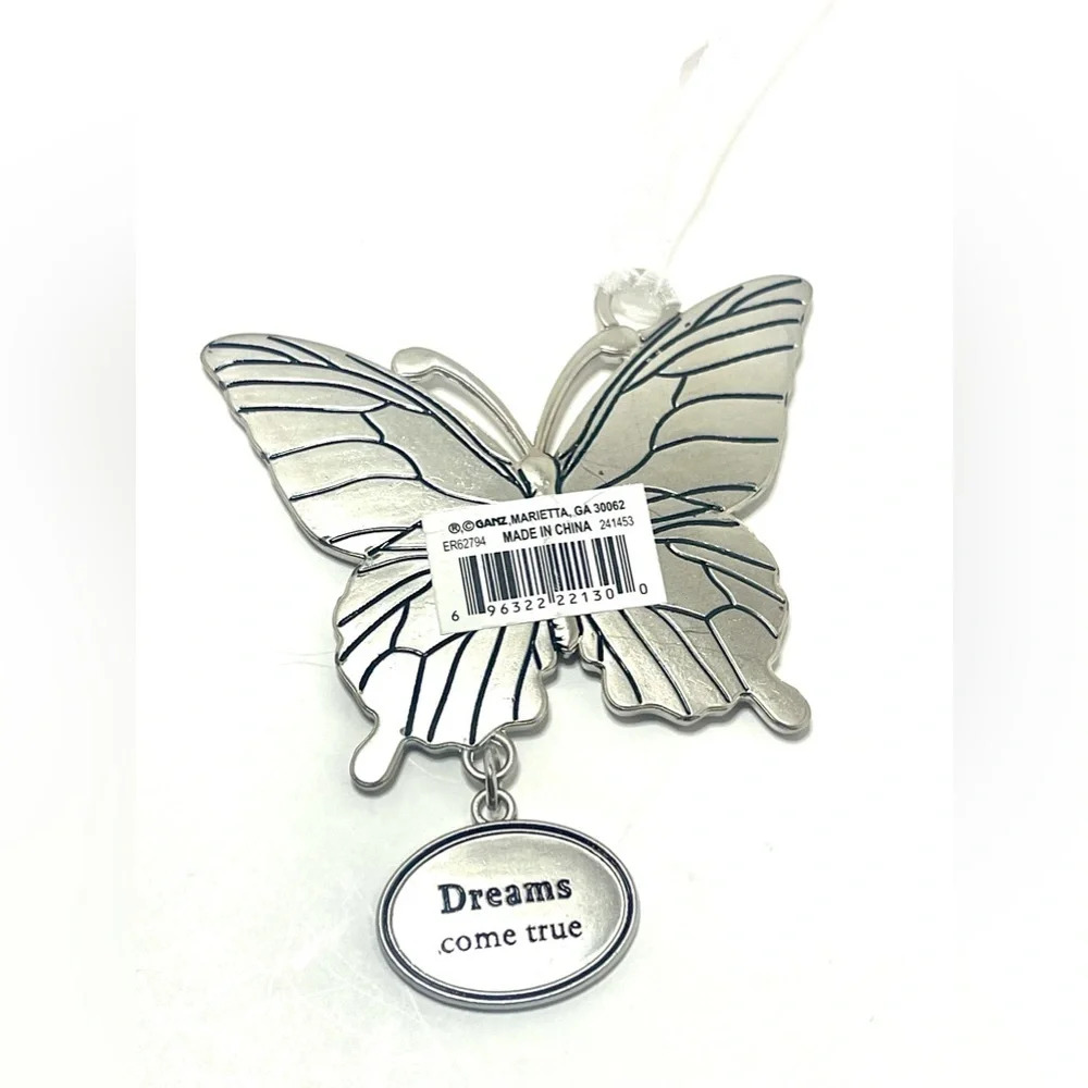 Ganz Car Ornament Hanging Butterfly with Sentiment New with tags 18 choices - Picture 5 of 13